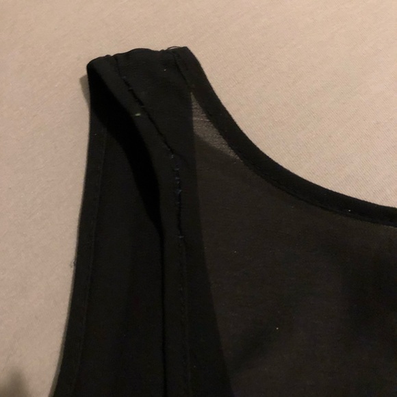H&M black tank women's 8/M - Picture 4 of 7